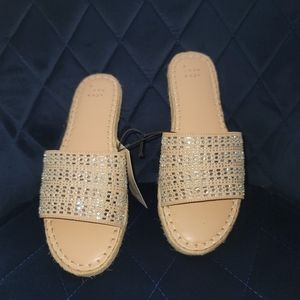 Never worn, A New Day sparkle slides.